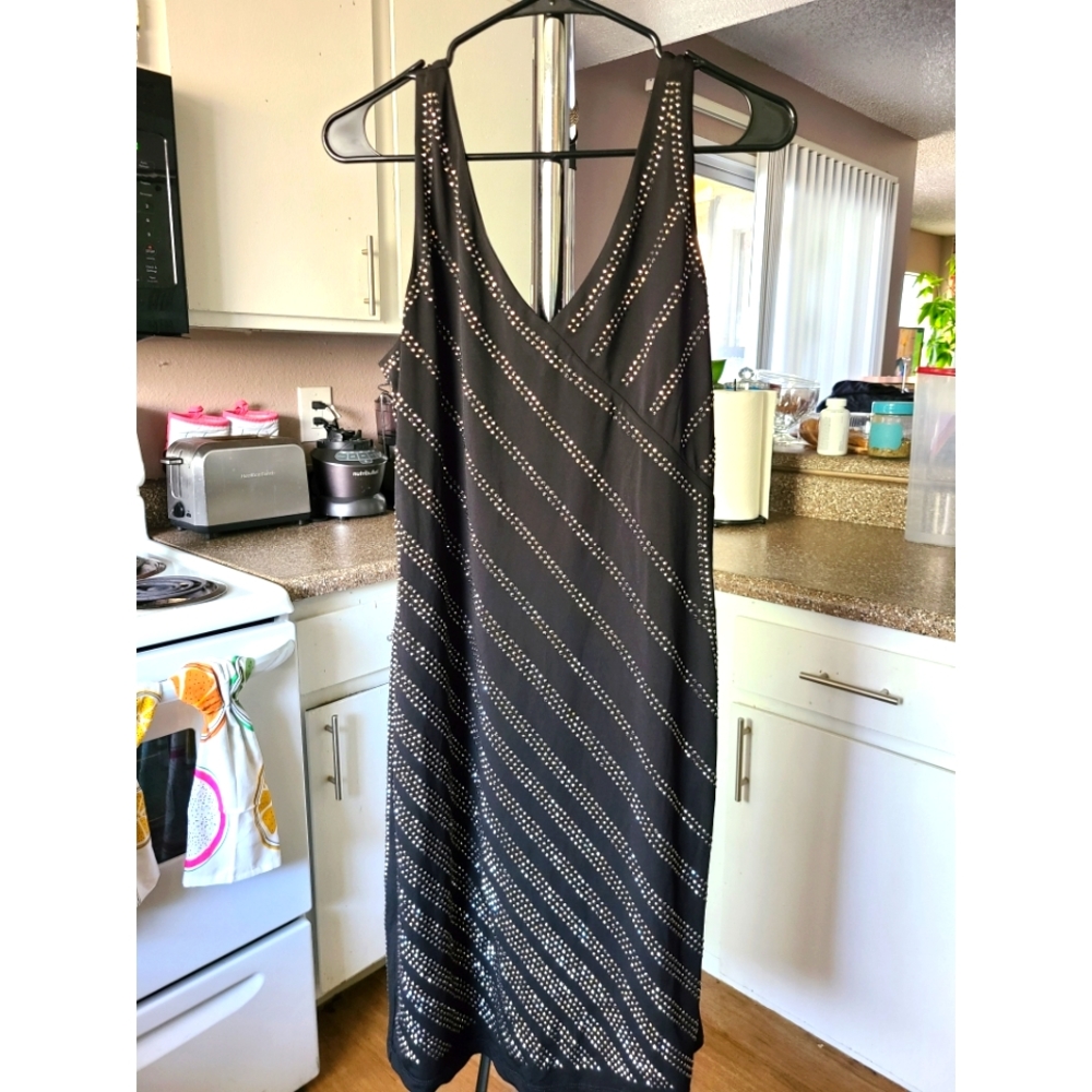 Carmen Marc Valvo Cut and Sew Dress Size XL
